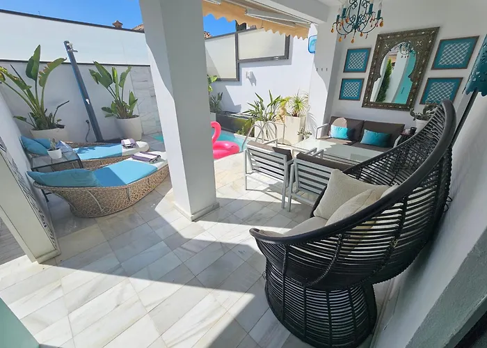 Apartamento Marysol B Con Terraza Y Piscina Privada